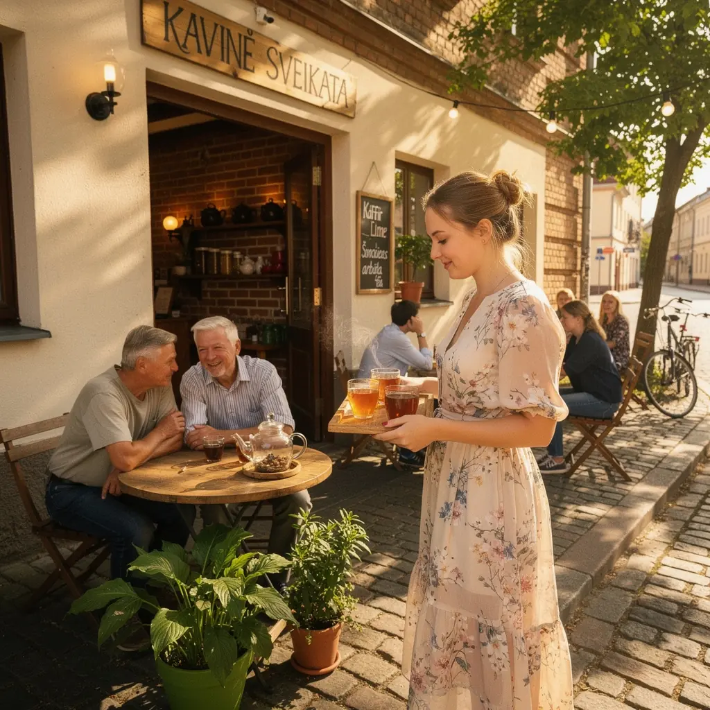 Aromatinga arbata su citrinos kvapu ir žaliosios citrinos griežinėliais.