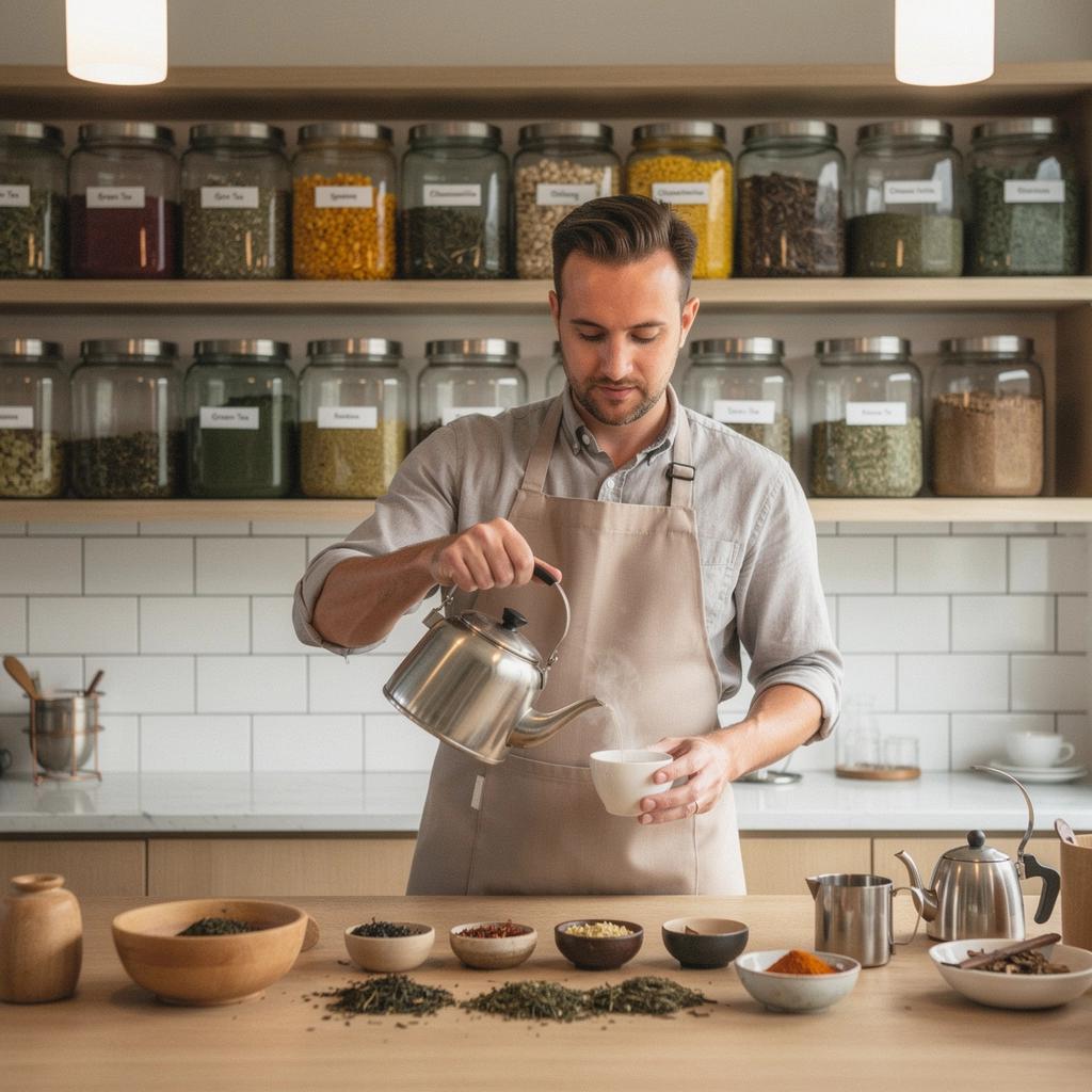 Vaisių ir žolelių derinys, kuris papildomai suteikia skonio arbatai.